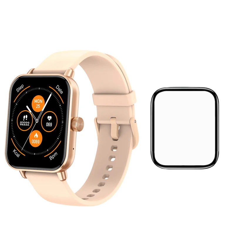 スマートウォッチ用スクリーンプロテクター,スマートウォッチ用アクセサリー,3D湾曲,ソフトエッジ,クリア,フルカバー,colmi p81