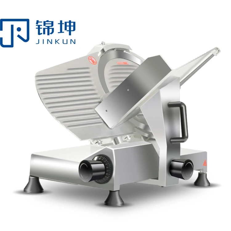 

JK-250L Factory Price Kitchen Equipment Commercial Electric Frozen Semi Automatic Meat Slicer