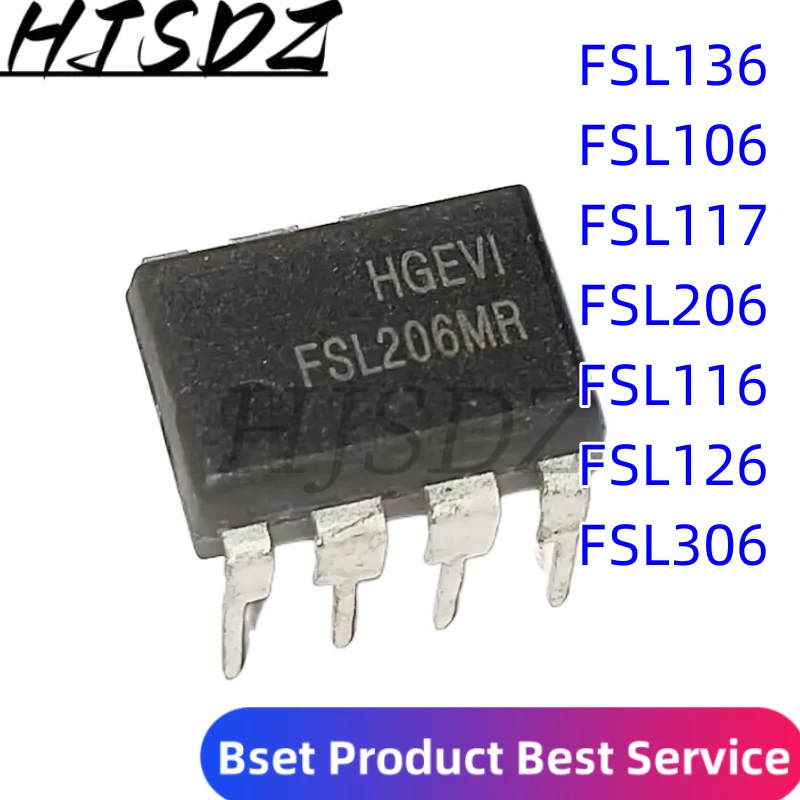 5PCS FSL136MR DIP-8 FSL136 DIP FSL106MR FSL106 FSL206MR FSL206 FSL117 FSL117MRI FSL116HR FSL126HR FSL306LR FSL116 FSL126 FSL306