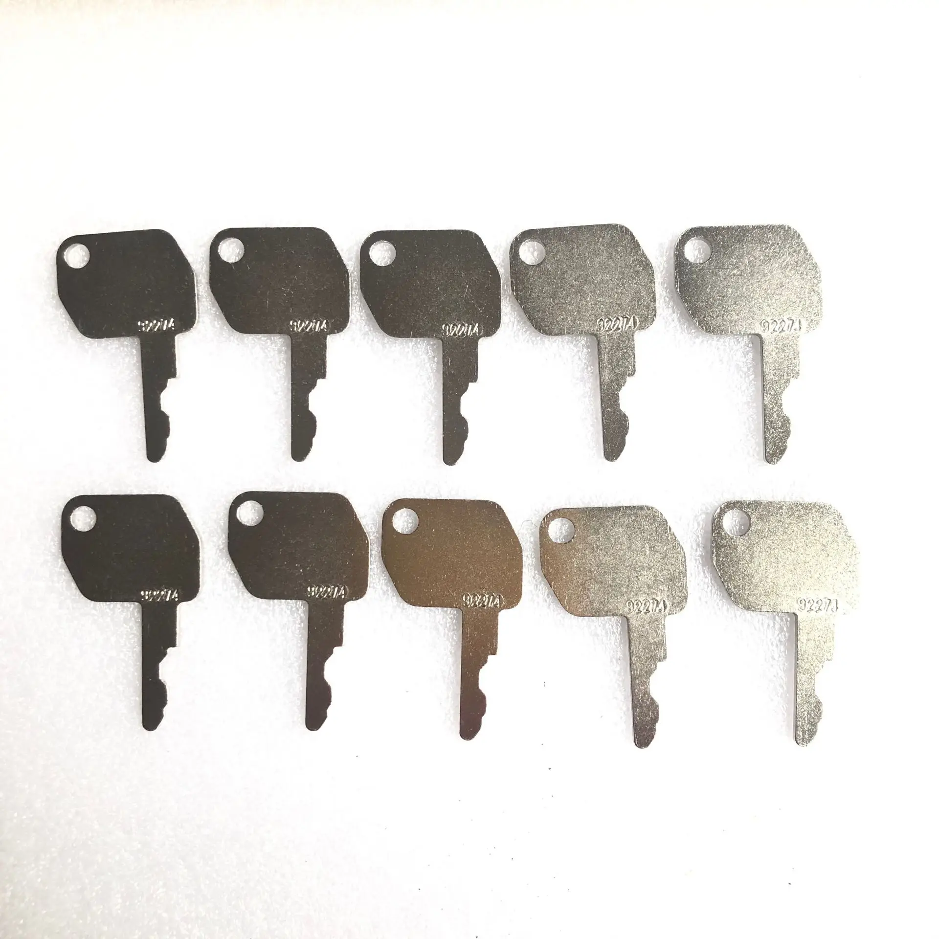 10pc For Ford JCB New Holland Backhoe Construction Ignition Key 92274 1592