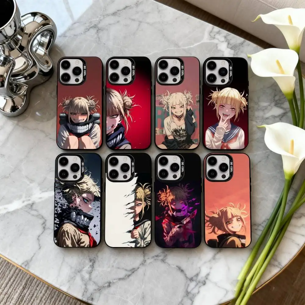 

A-Anime H-Himiko-O T-Toga Phone Case For iPhone17,16,15,14,13,12,11 Plus,Pro Max Black Candy silver phone case