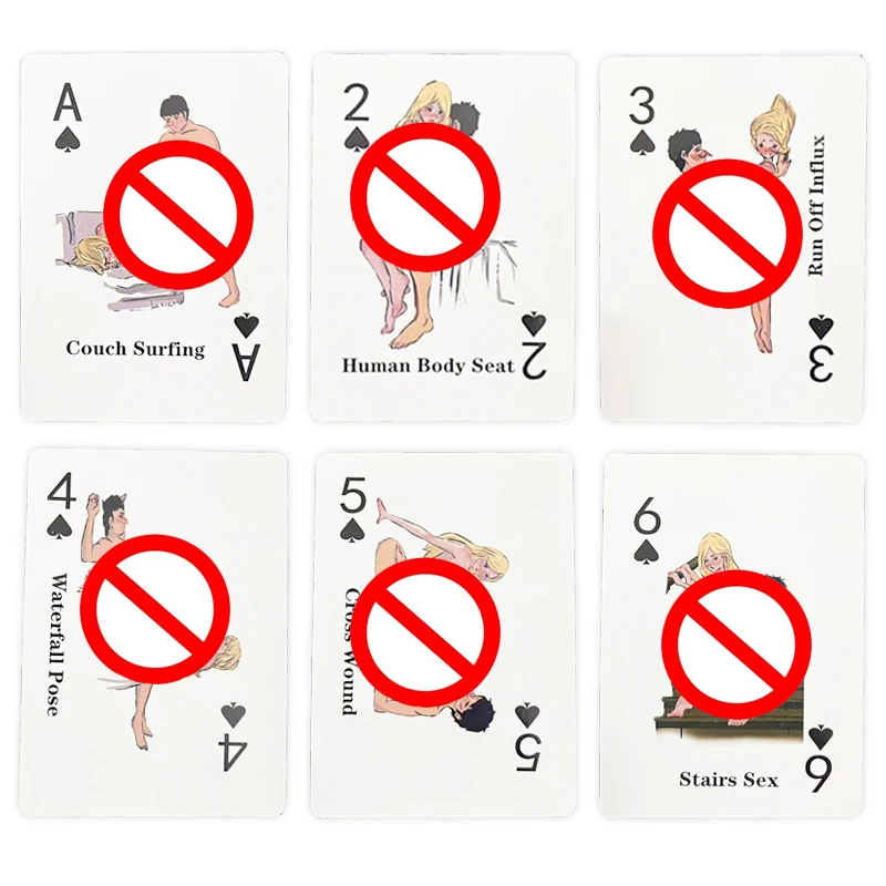 54 قطعة مواقف الجنس لعبة البوكر دور اللعب الكبار الأزواج غرفة نوم لعبة تعليمات الأزواج يمزح بطاقات الجنس الجنس لعب للأزواج #5