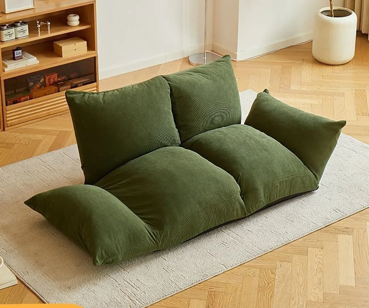 

Padded sofa can be adjusted freely folding lazy sofa bed chair small apartment single double cloud tofu futon