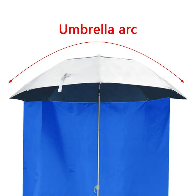 Fishing Umbrella Surround Cloth Outdoor Parasol Surround Tent Half Circumference Design Waterproof Surround Cloth For Sun