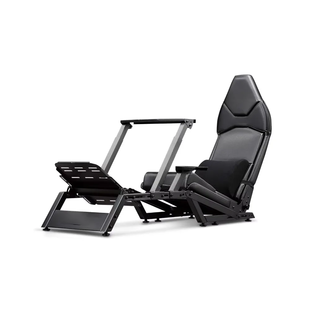 F-GT Racing Simulator Cockpit. Formula and GT racing simulator cockpit compatible with Thrustmaster  Fanatec