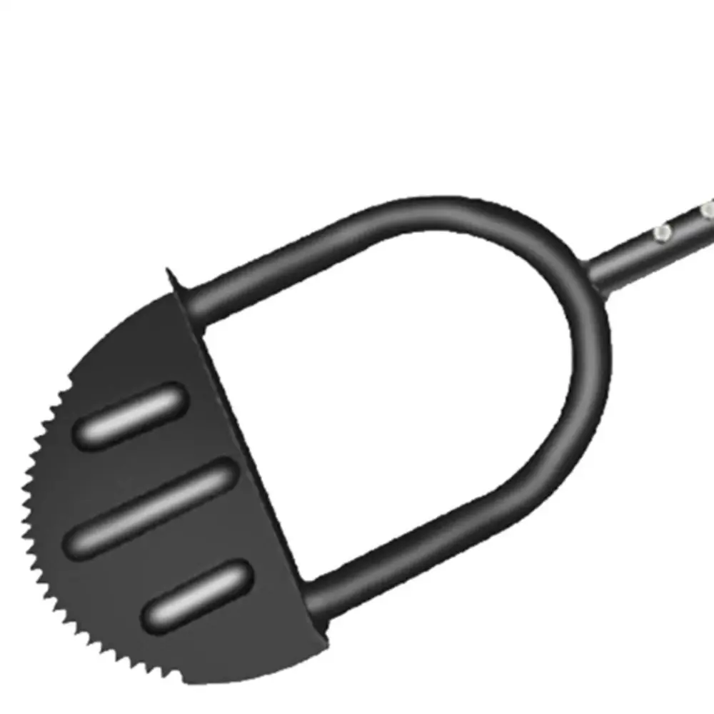 Practical Tool Handheld Lawn Mower Portable Manual Edging Tool Half Moon Shape T-Grip Handle Garden Edger Household Use