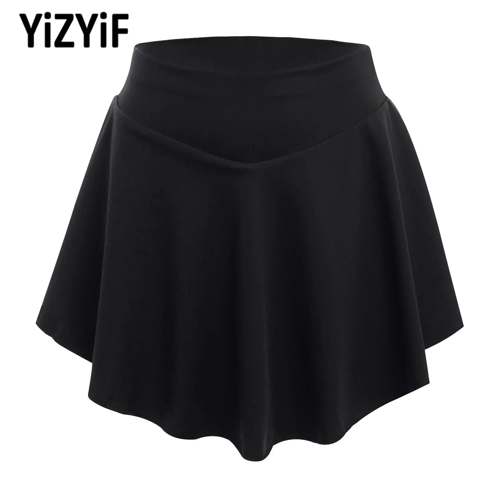 

Womens Sports Tennis Skirts Elastic Waistband Built-in Shorts Curved Hem Casual Skirt for Outdoor Golf Badminton Workout Running
