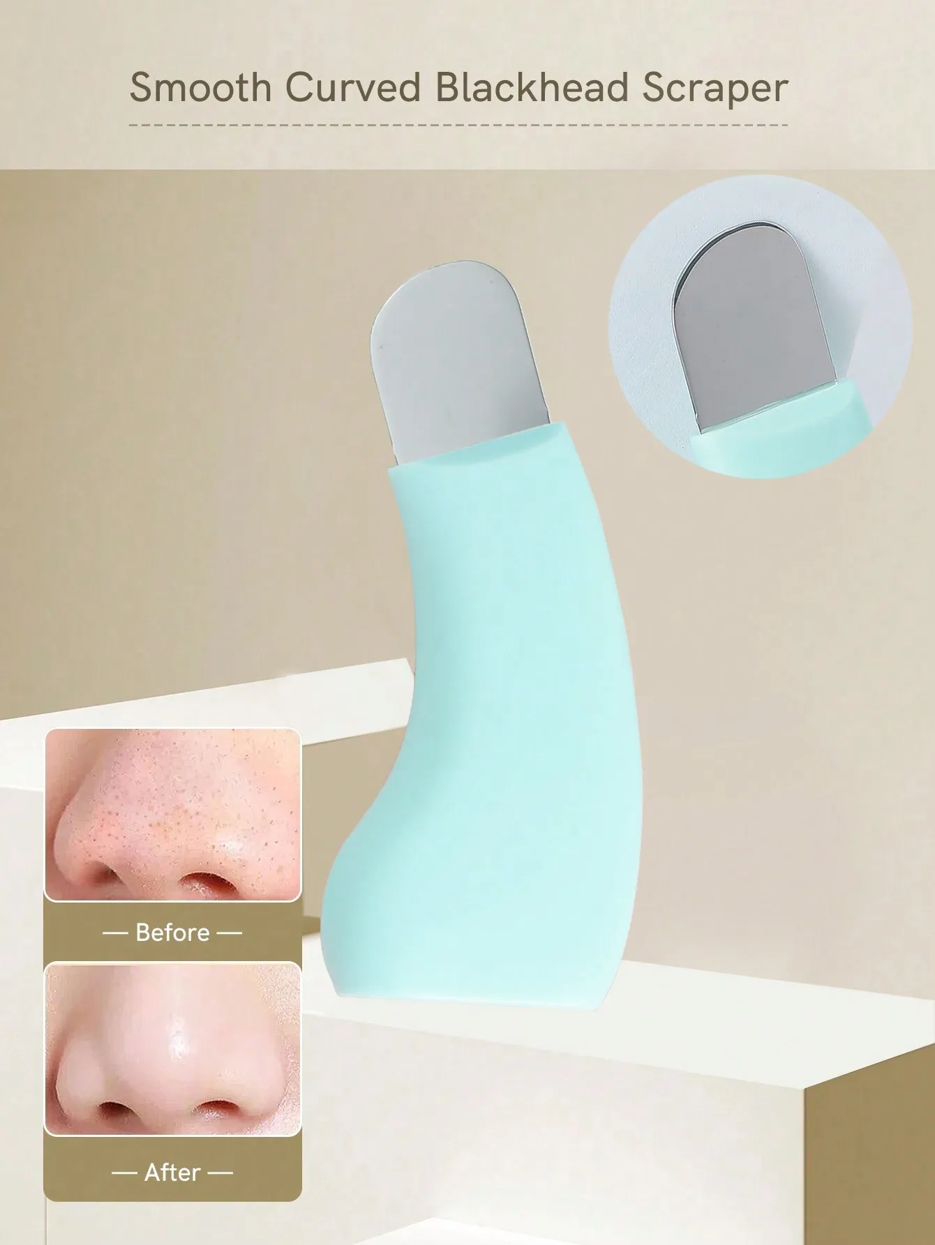 Outil de nettoyage en profondeur pour l'élimination des points noirs, compatible avec la crème de boue et l'huile nettoyante, outil de beauté du visage pour le nettoyage des pores