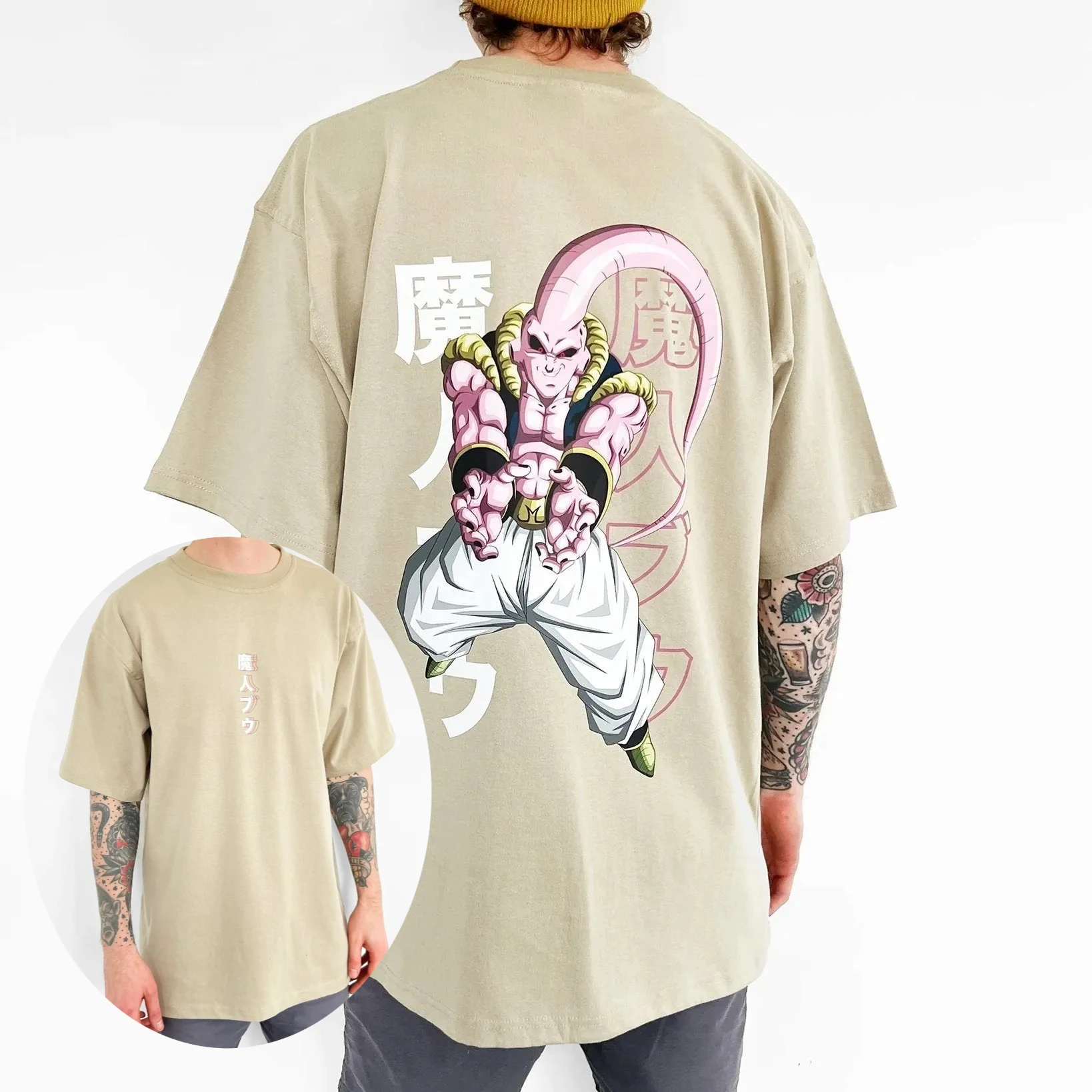 Super Saiyan Wukong Animation Theme 100% Cotton Heavy Short Sleeve T-Shirt Summer Y2k Men's and Women's Streetwear