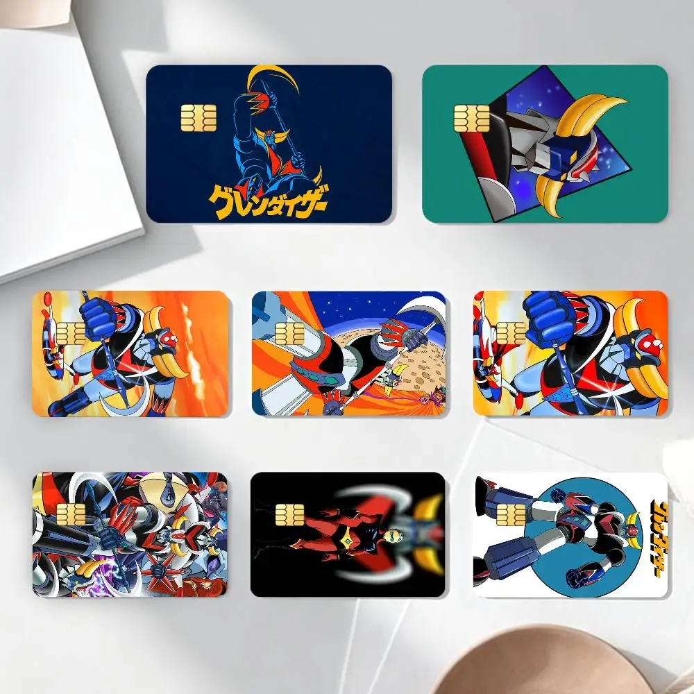 

U-UFO R-Robot G-Goldorak-K Sticker Decoration Creative Bank Card Bus Metro Waterproof Sticker