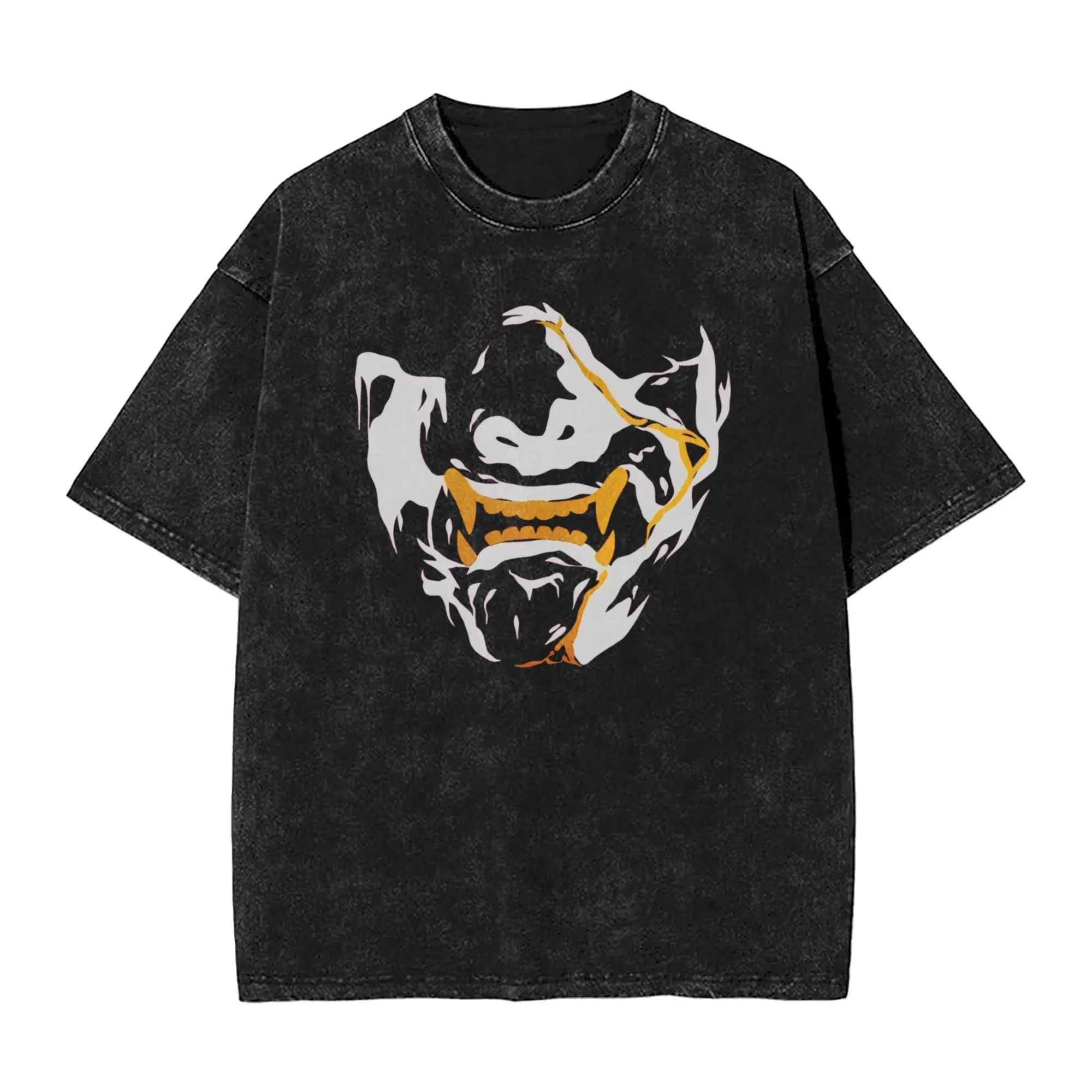 

Atsu Mask Ghost of Yotei T-Shirts for Men Novelty Pure Cotton Tees Crew Neck Short Sleeve T Shirts Classic Clothes