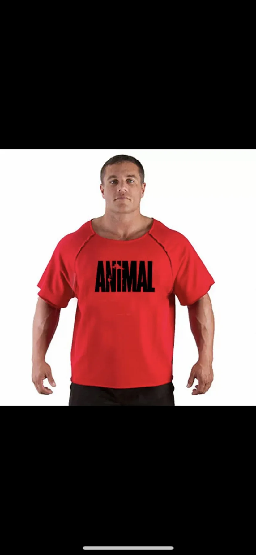 Men\'s Cotton Casual T Shirts Fitness Men Bodybuilding Shirt Batwing Sleeve Rag Shirt Gym Wear Muscle Running T-shirt Round Neck