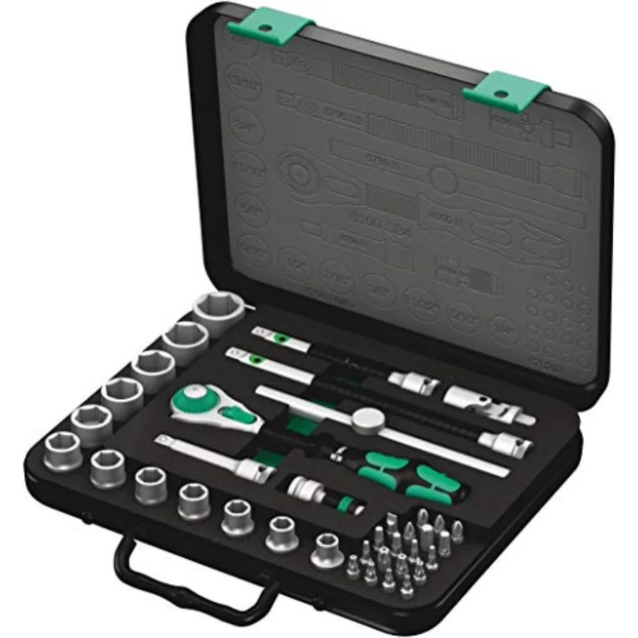 

- 5003596001 Zyklop 8100 SB 4 3/8-Inch SAE Ratchet Set, 38-Piece