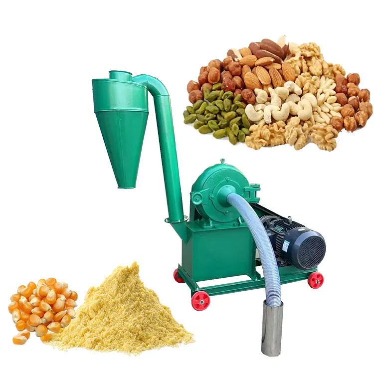 

Промышленная самовсасывающая дробилка для кукурузы, мельница для зерна, кукурузной муки, измельчитель зерновых хлопьев для порошка кормления зерна