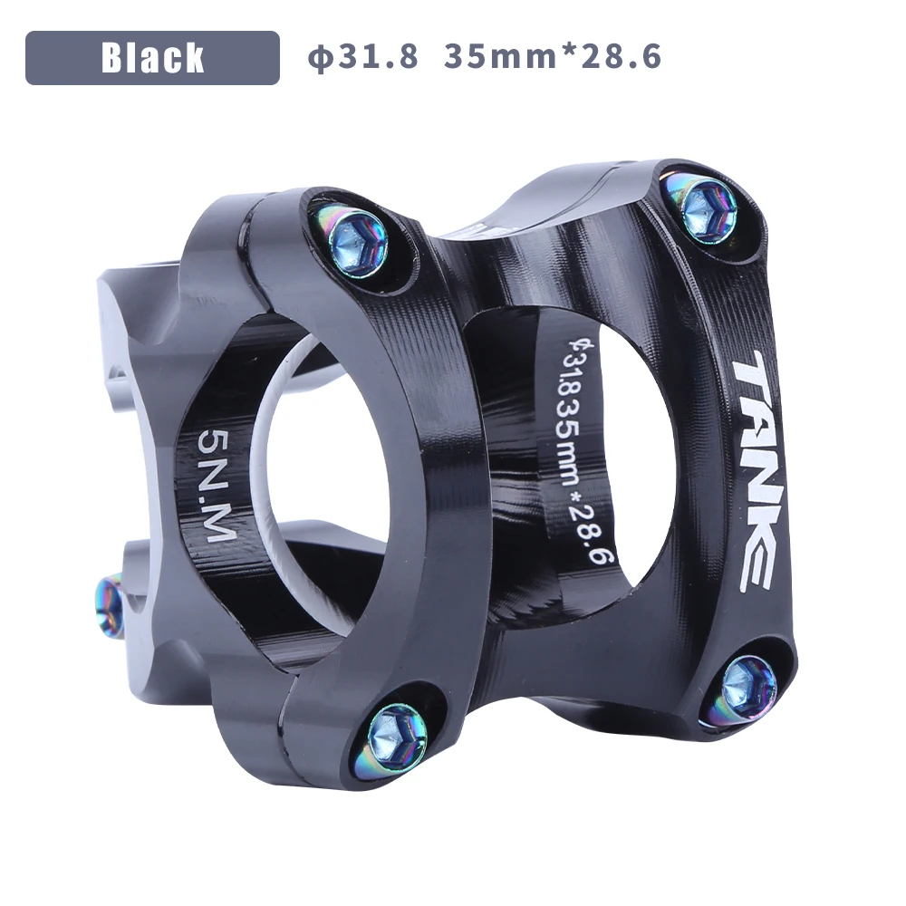 TANKE-MTB Ultraleichter Vorbau, 35 mm Lenker, CNC, 0-Grad-Rise, Fahrradständer, FR AM Enduro, 31,8 mm, 28,6 mm Gabelschaft, Mountainbike-Teile
