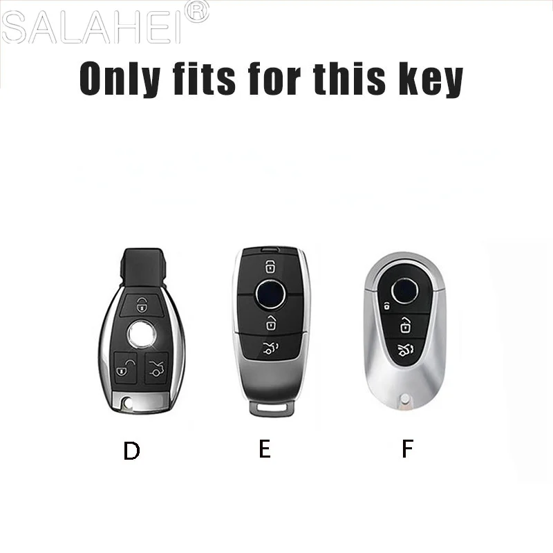 Car Key Case Shell Protect Keychain For Mercedes Benz A B C S E Class W213 W176 W221 W204 W205 W223 W206 S350L S400L S450L S500L