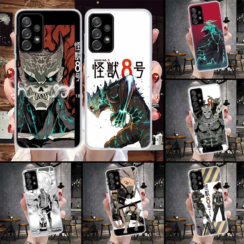 Аниме Чехол Kaiju No. 8 для телефона Samsung Galaxy A71 A51 A41 A31 A21S A11 A70 A50 A40 A30 A20E A10S A20S A6 A7 A8 A9 + мягкий чехол