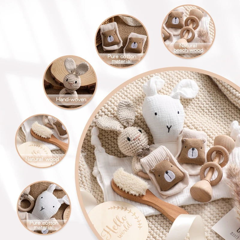 1Set BaBy Accessories Photography Props Newborn Keepsakes Memories Milestone Cards Monthly Blanket Babies Photos Baby Birth Gift