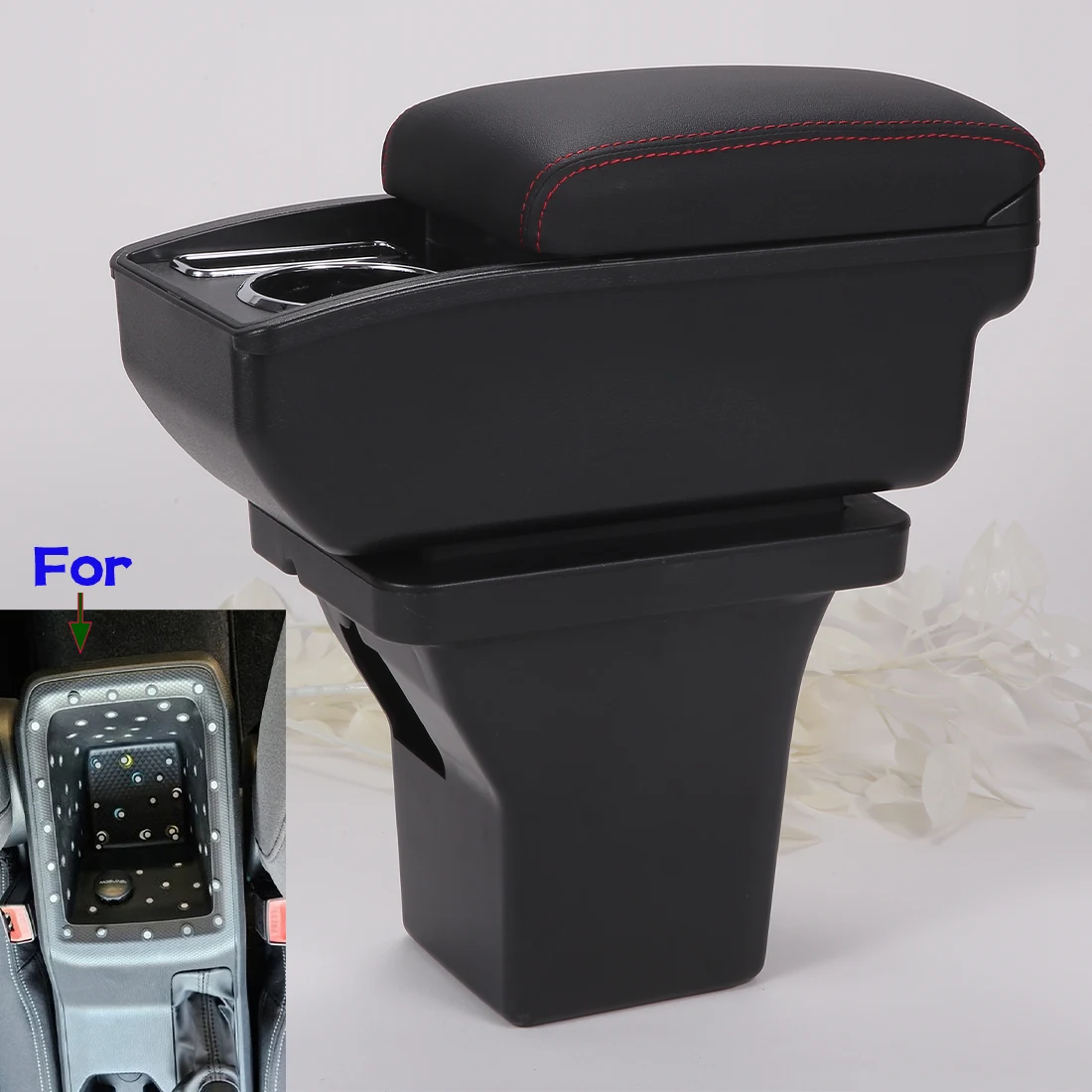 For Chevrolet Aveo Armrest Box For Chevrolet Aveo Car Armrest 2023 2024 2025 2026 Retrofit parts Interior Storage Box Auto parts