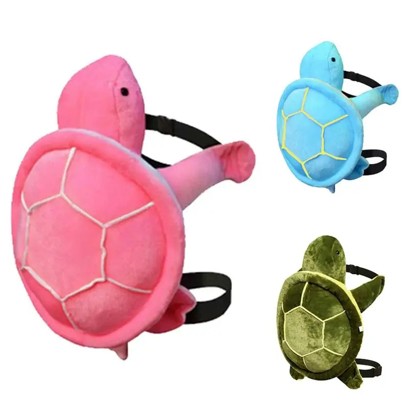 

34cm Cartoon Tortoise Motorcycle Knee Protector Snowboard Turtle Safety Pads Football Knee Pads Cover Anti-Fall Cuckold Cushion