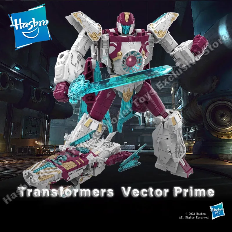 In Stock Hasbro Transformers Vector Prime Action Figures Model Toy Collectible Mobile Robot Model Toys Children's Gift