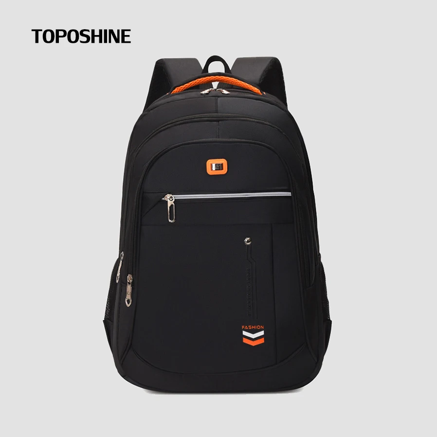 Toposhine New Male 15.6 Laptop Backpack Camping Oxford Cloth Anti-splash Sport Backpacks Men's Fashion Youth Student Schoolbag