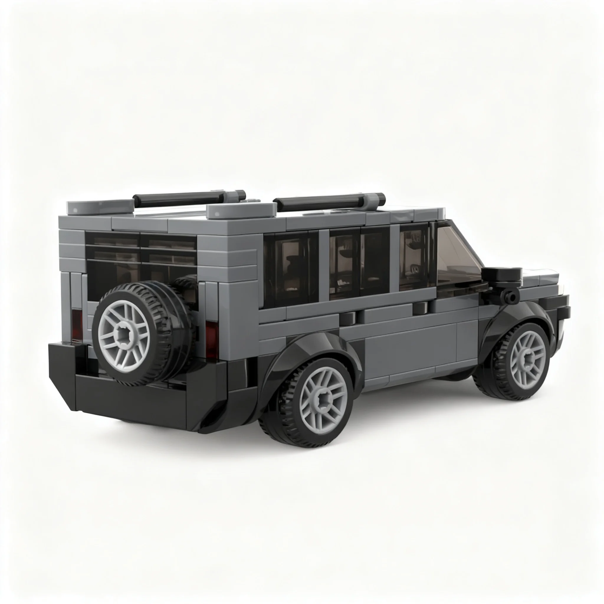 228pcs MOC City Champions Landed Rovers Freelander 6 Wide Model Building Blocks Architecture DIY Birthday Craft Creative Display