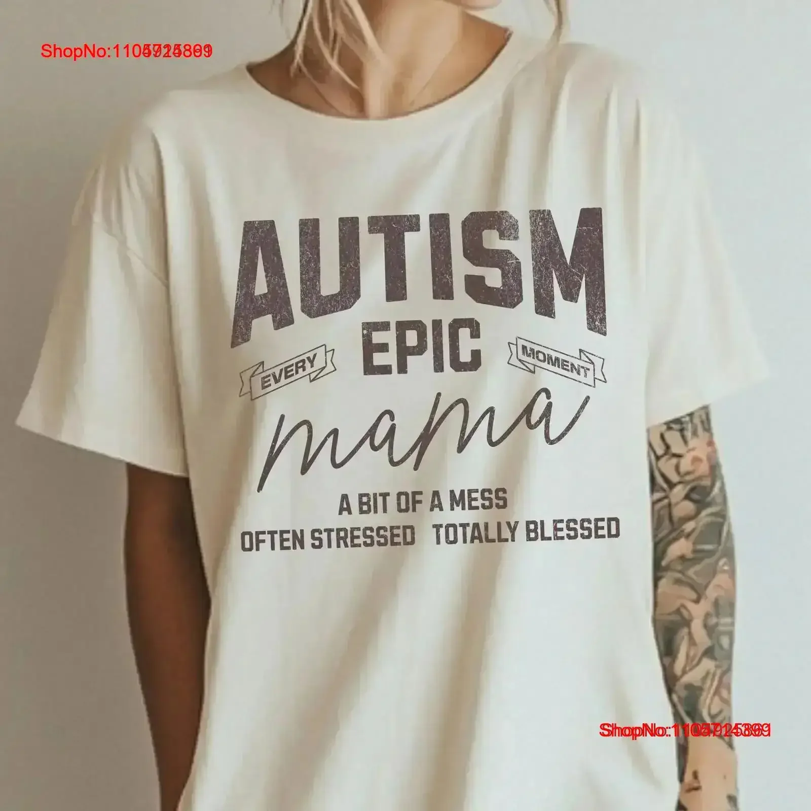 Proud Autism Mama Awareness T shirt Special Needs Mom Teacher Neurodivergent Occupational Therapist Holiday Birthday vintage