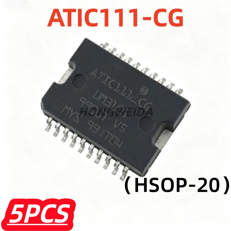 5 pièces/lot 100% neuf ATIC111_CG ATIC111-CG UM31CG HSOP-20 IC pour carte informatique automobile, puce vulnérable de la soupape d'accélération