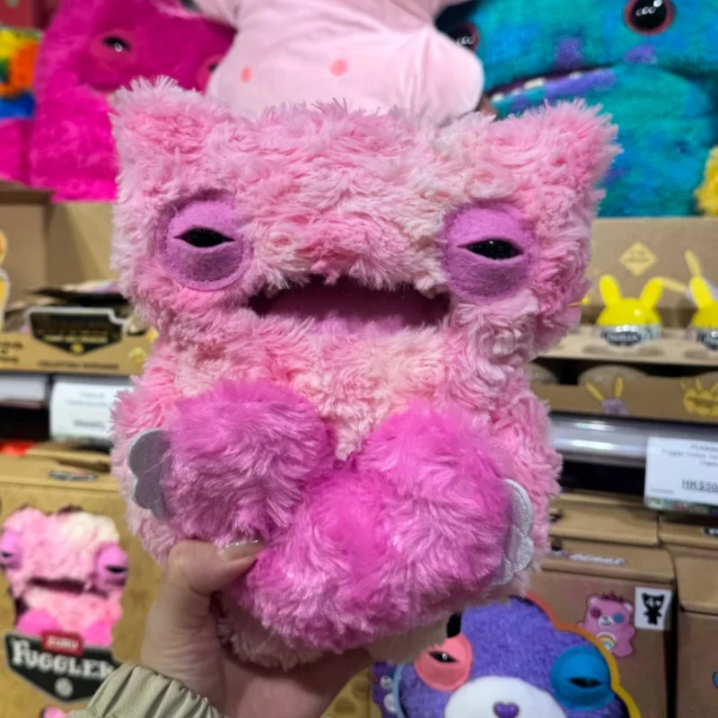 

2026 New Original Fuggler Funny Ugly Monster Fugg Love Series Pink and Red 2 Styles Plush Toys Collectible Stuffed Doll Gifts