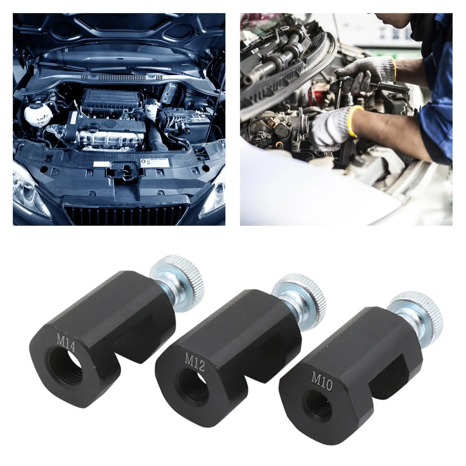 

Engine Spark Plug Repair Gauge Black Threaded Accessories Sturdy Easy to Carry