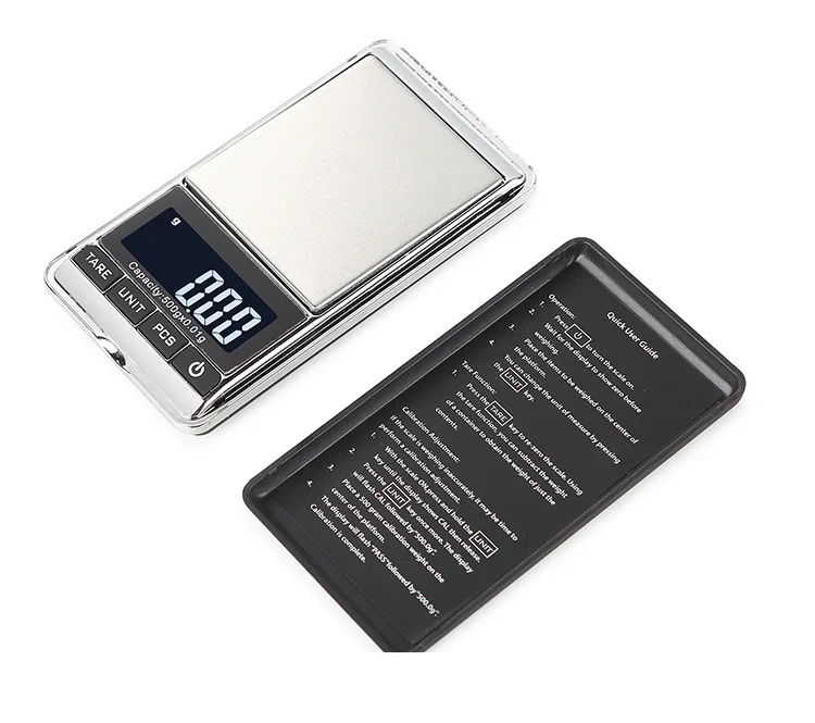 20pcs Precision Small Electronic Scale Jewelry Scale Gram Scale High Precision Mini Portable Electronic Scale Gram Pocket Scale