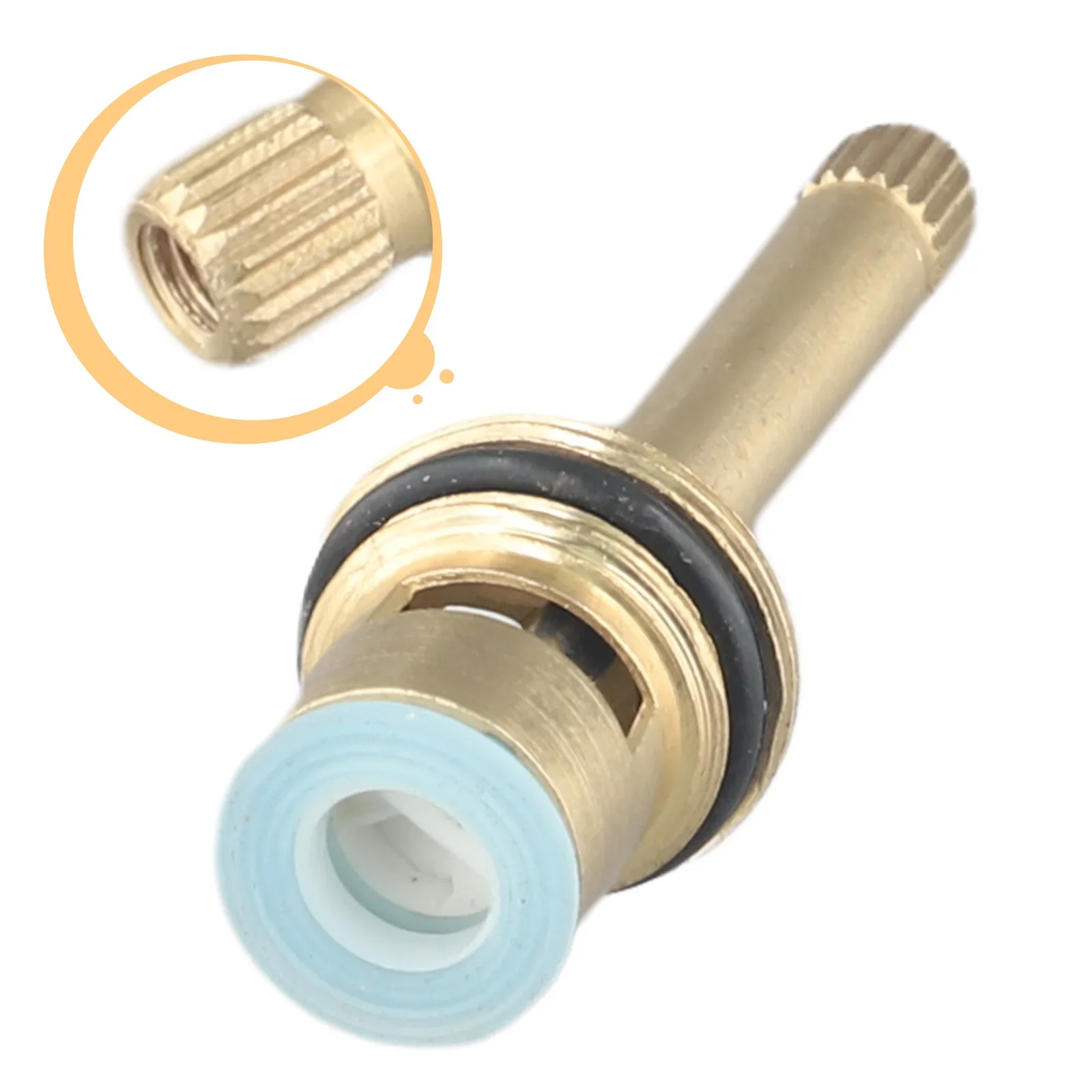 Bathroom Shower Long Handle Brass Tap Valve Core Top Replacement Valves Fittings Tap Valve Stem Core Faucet Cartridges