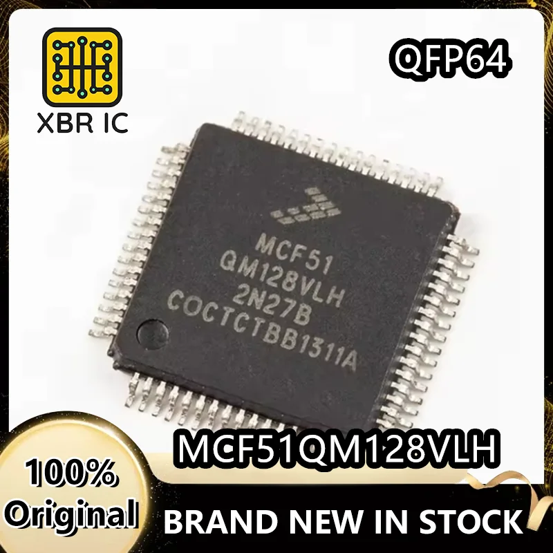 (1/10 piece) MCF51QM128VLH MCF51 QM128VLH Microcontroller Active Device QFP64 Brand New Original Authentic Product In Stock