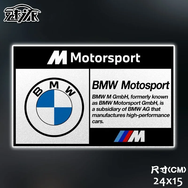 

Car Reflective Car Stickers Body Stickers Rear Glass Sticker For BMW M E39 E46 E90 E60 E30 E36 E53 F15 F16 F20 X1 1 3 5 7 Series