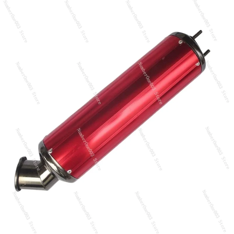 Motorcycle Modification Accessories, Double Aluminum Exhaust Pipe, Exhaust Pipe, Chimney