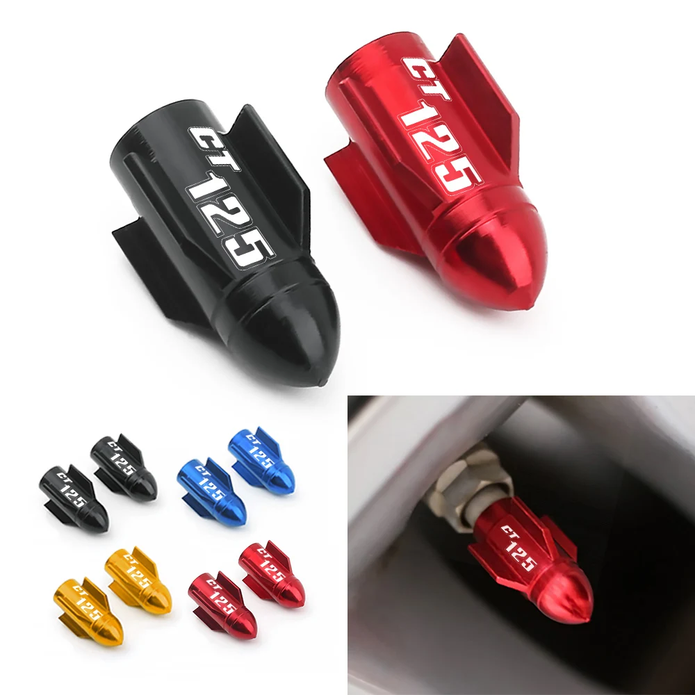 

2025 для HONDA CT125 CT 125 Hunter Cub аксессуары для колес мотоцикла, крышка клапана с ЧПУ, алюминиевая крышка, 2 шт.