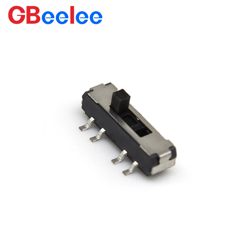 50 STKS 12 V Tuimelschakelaar BL-BD-SS06D-A-230G2 Smd Horizontale Schuifschakelaar 8 Pin Microschakelaar