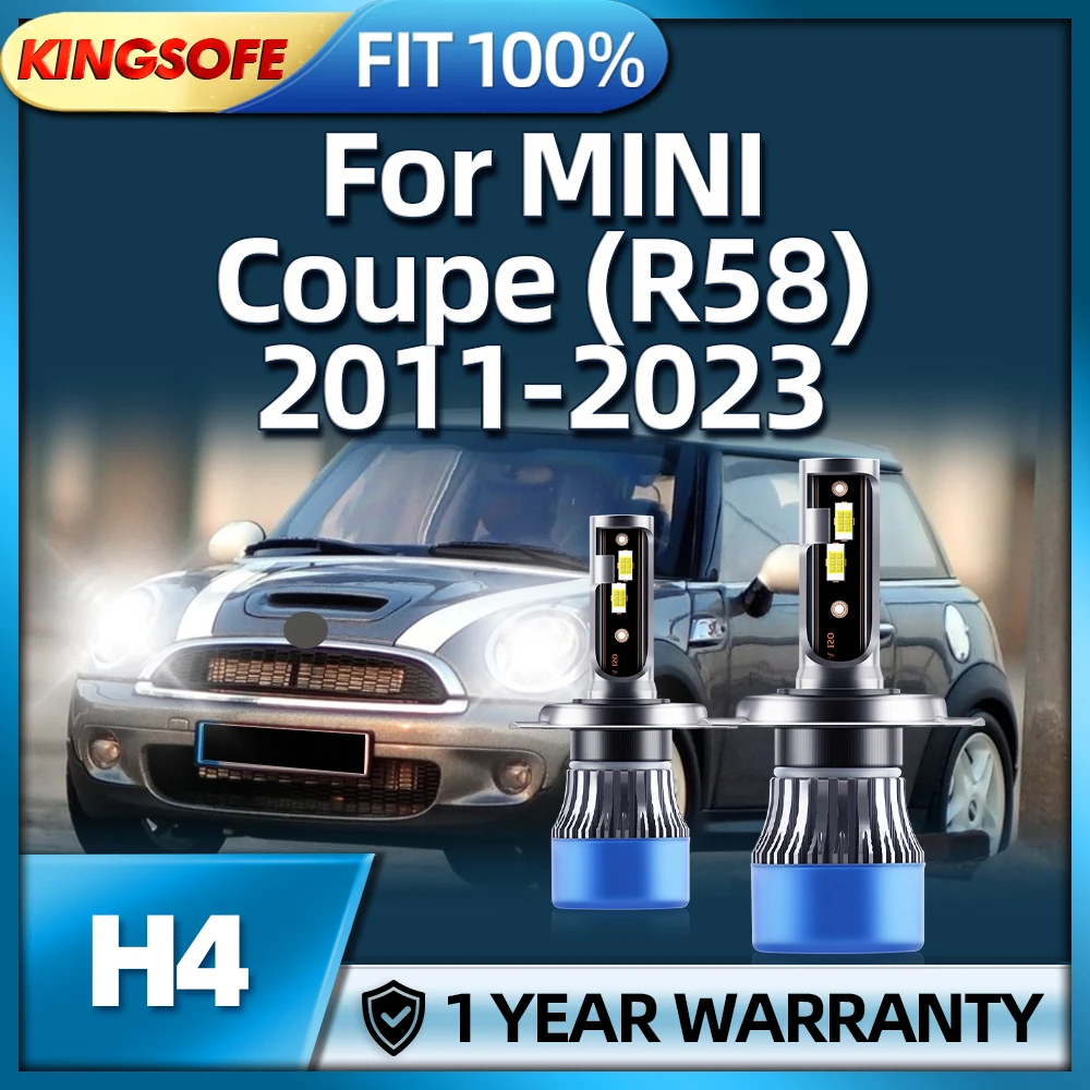 

Car Lights H4 LED 30000LM Headlight Bulbs 6000K For MINI Coupe R58 2011 2012 2013 2014 2015 2016 2017 2018 2019 2020 21 22 2023