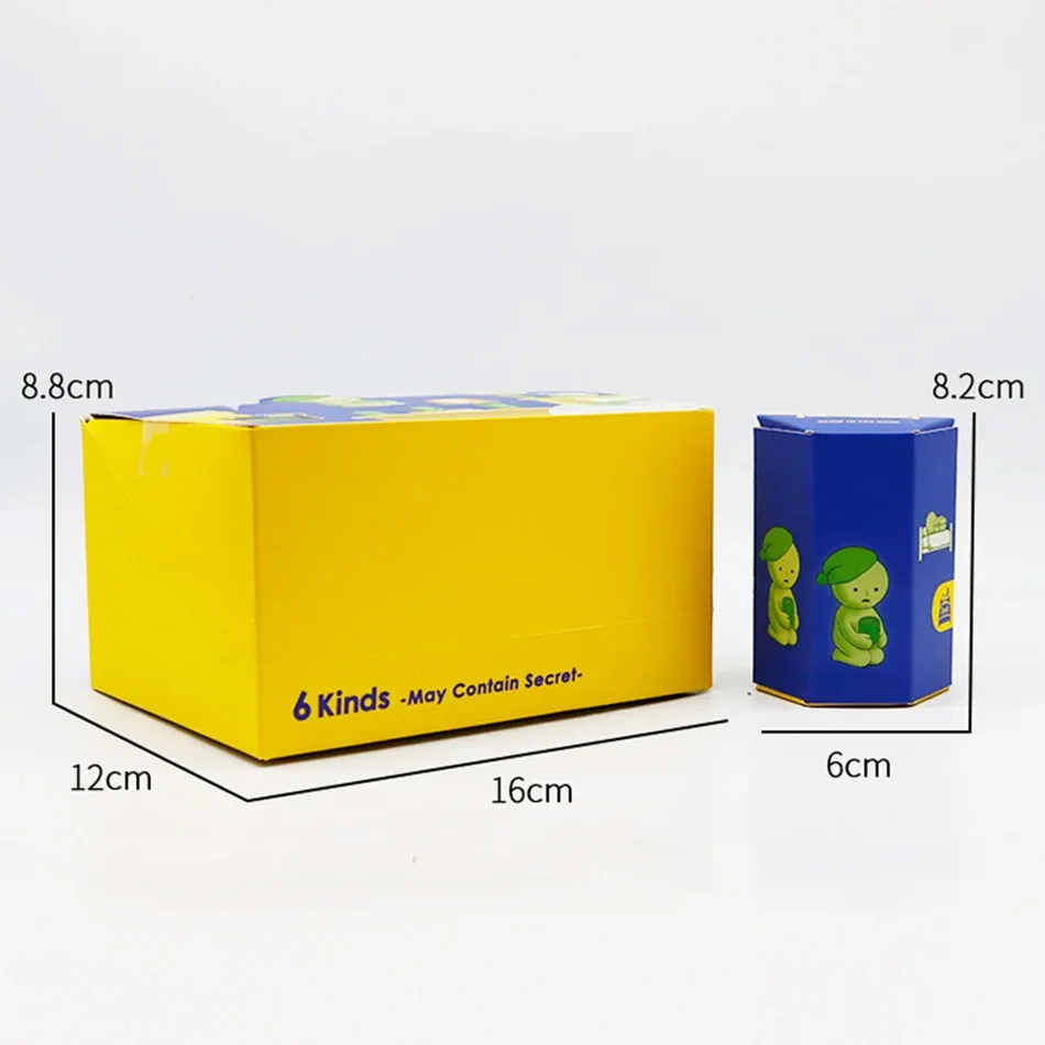 6 قطعة/المجموعة صندوق أعمى اللعب مضيئة قزم غرفة نوم سلسلة نموذج الزاوية مضيئة دمية الهدايا اللعب جمع الحلي هدايا عيد