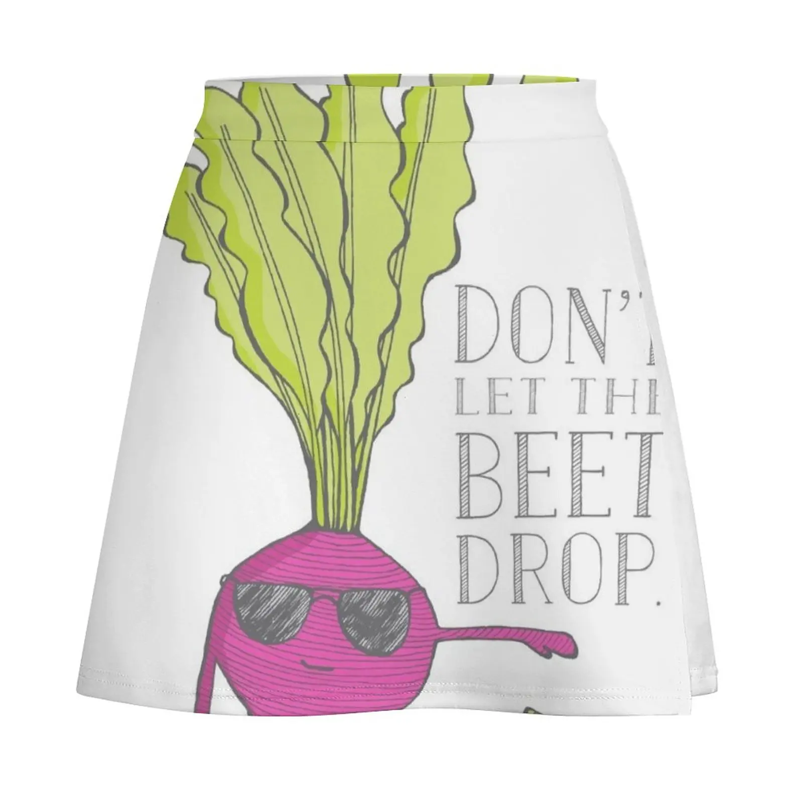 Don't Let the Beet Drop! Mini Skirt korean style skirt set Woman short skirt girls skirt