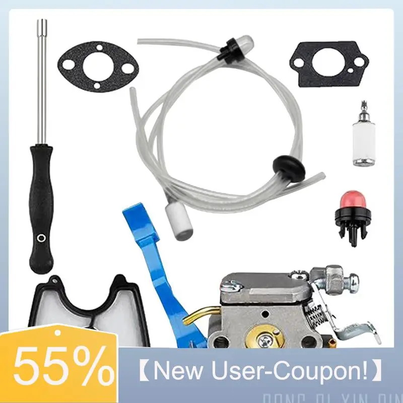 Happy New- For 590460102 Carburetor Kit For 125B/125BX/125BVX Leaf Blower Accessories C1Q-W37 Carburetor Air Filter Fuel Line Ki