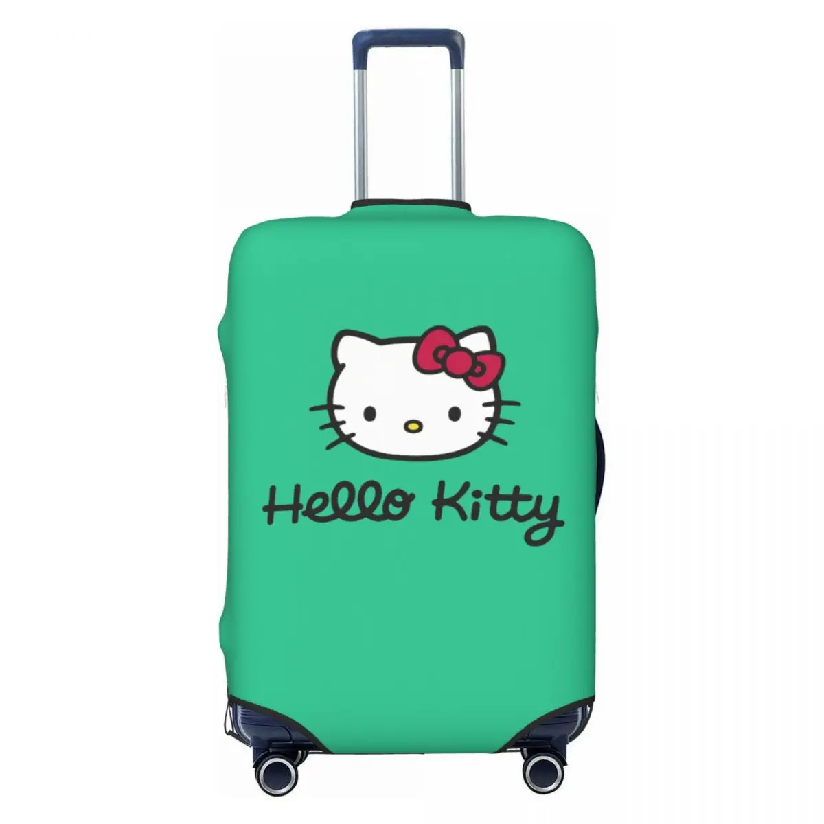 

Custom Funny Hello Kitty Cat Luggage Cover Cute Suitcase Protector Covers Suit For 18-32 inch