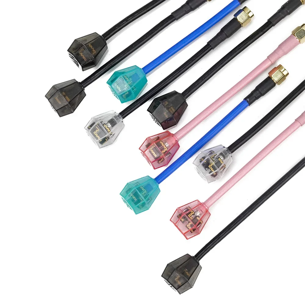 Antenne LHCP TJRC FPV 5.8G (100 mm/180 mm, compatible SMA vers UFL)-O4 PRO, gain élevé, stabilité du signal pour drones FPV longue portée