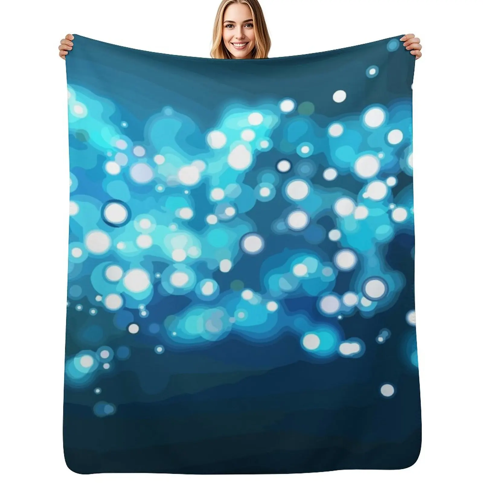 

blue velvet Throw Blanket Cute Plaid Personalized Gift Flannel Thermal Blankets