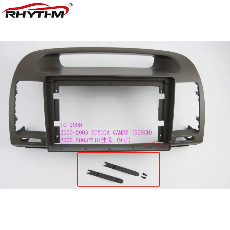 Fits 9 Inch Car Fascia For TOYOTA CAMRY 2000-2002 Stereo Fascias Panel Dash Installation Double Din Radio CD DVD Frame Kits