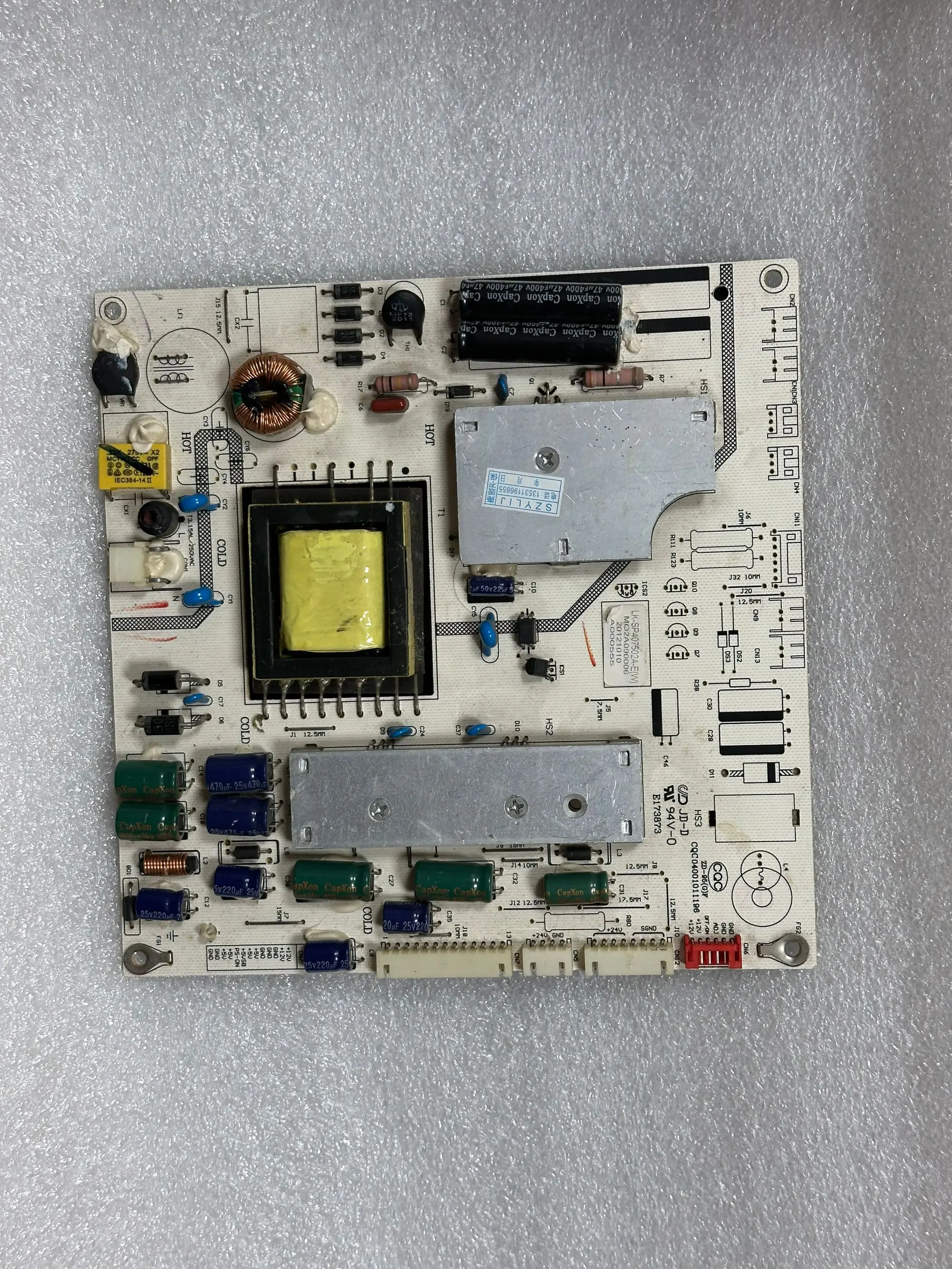 Original LT3222C power board LK-SP407502A-E(W) CQC04001011196