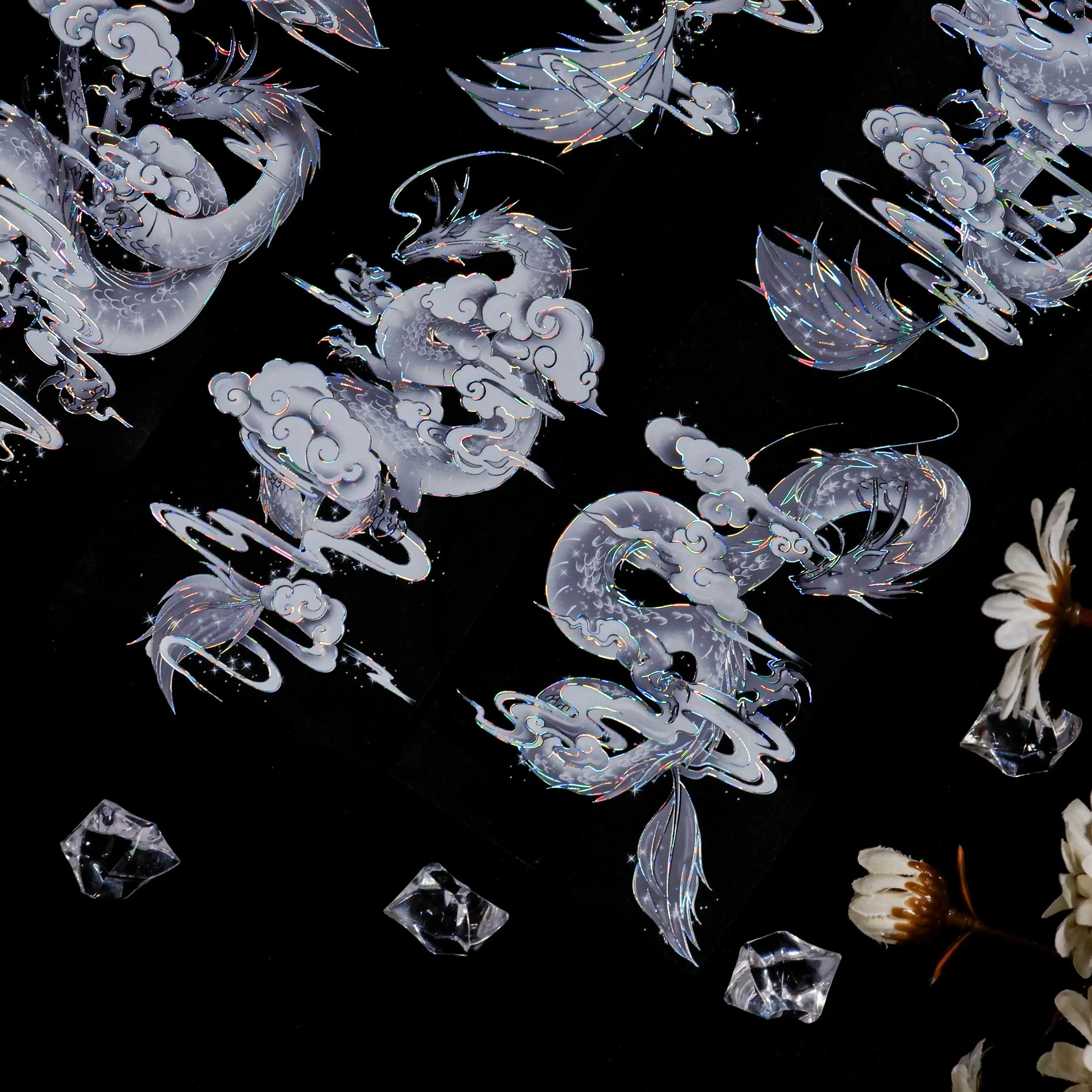 Dragon Ancient Style Washi PET Tape