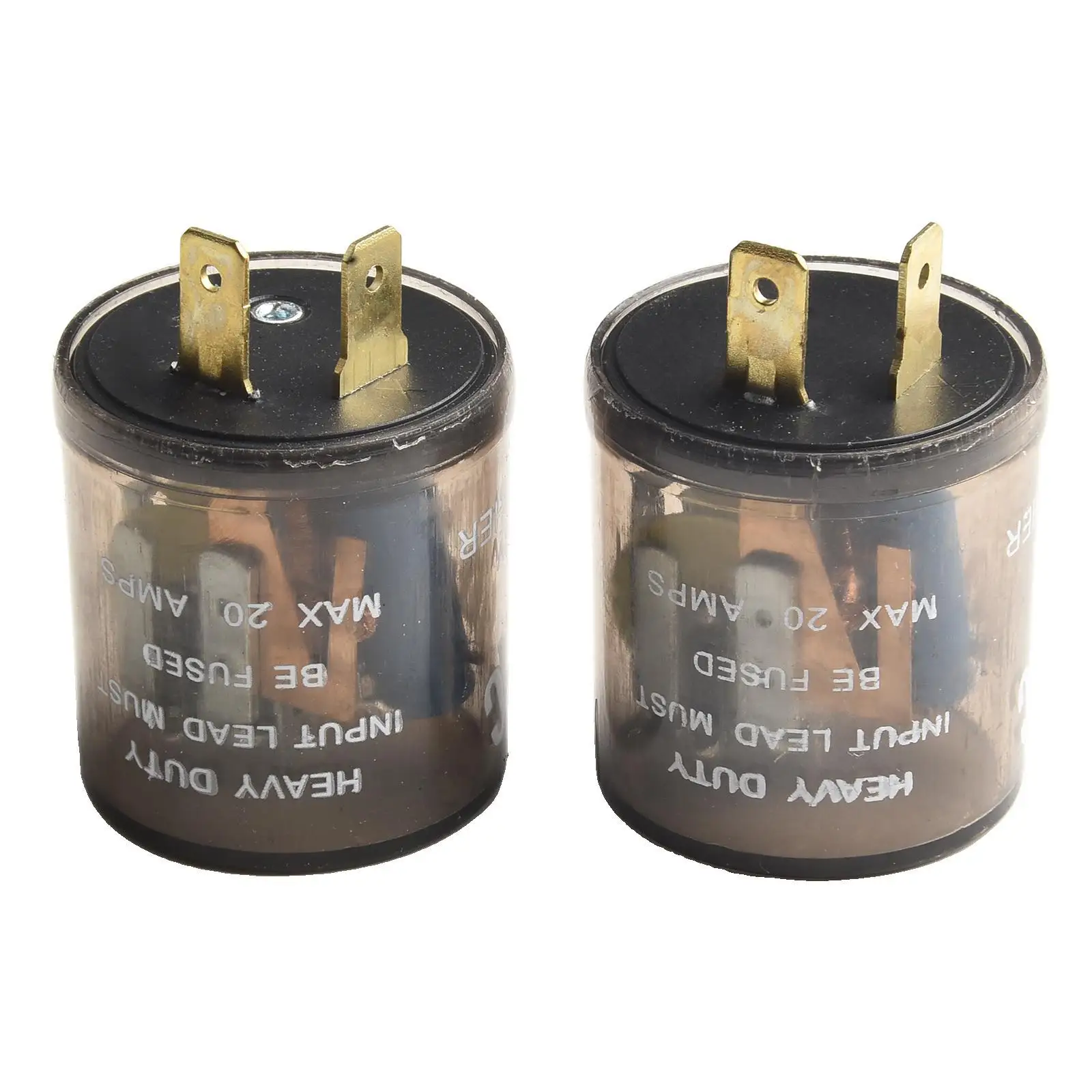 1 89 X 1 36 X 1 36 Inches 2 Pin Flasher Relay Excellent Conductivity Fix Fast Hyper Flashing No Rewiring Required