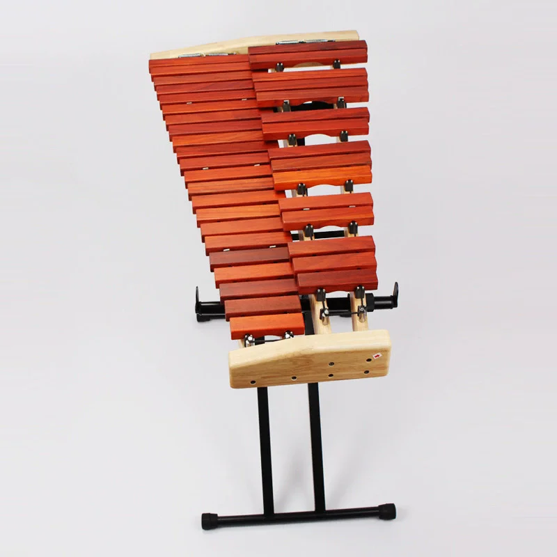High Quality 37 Tones Metal Xylophone with Shelf Musical Percussion Instruments Performance Practice Marimba OEM XY022702